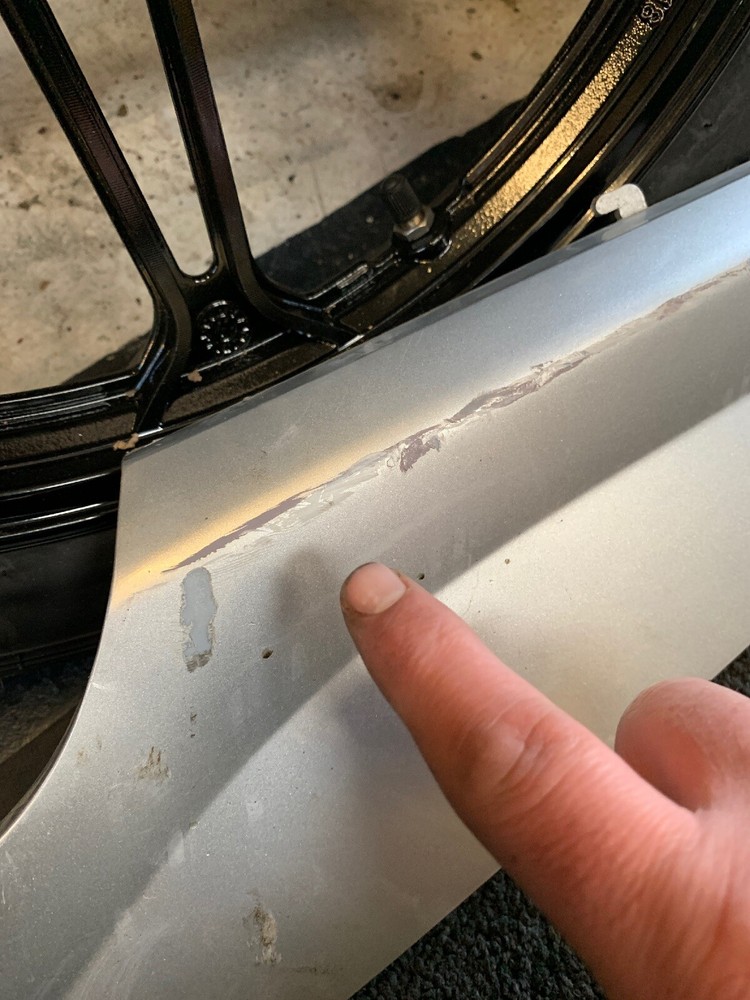 SYM JOYRIDE 200 left lower side skirt fairing panel 2005
