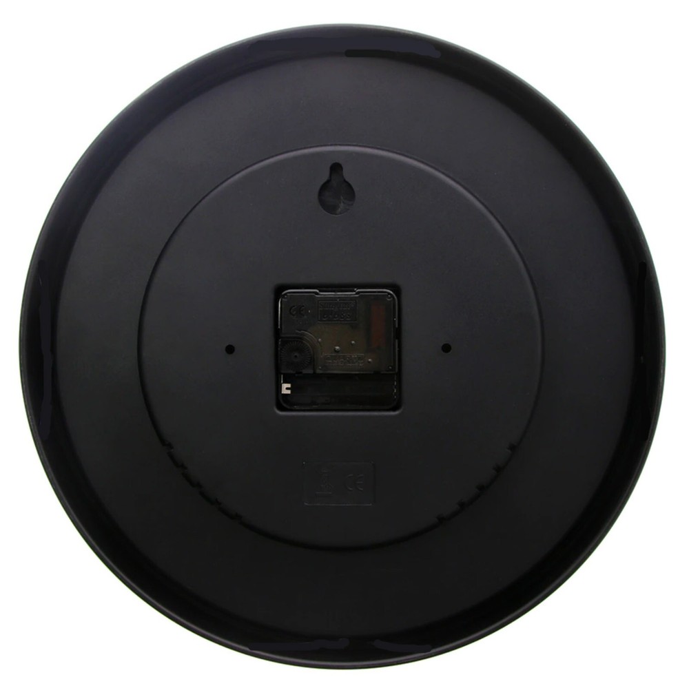 Beautiful Beach Black Frame Wall Clock E34