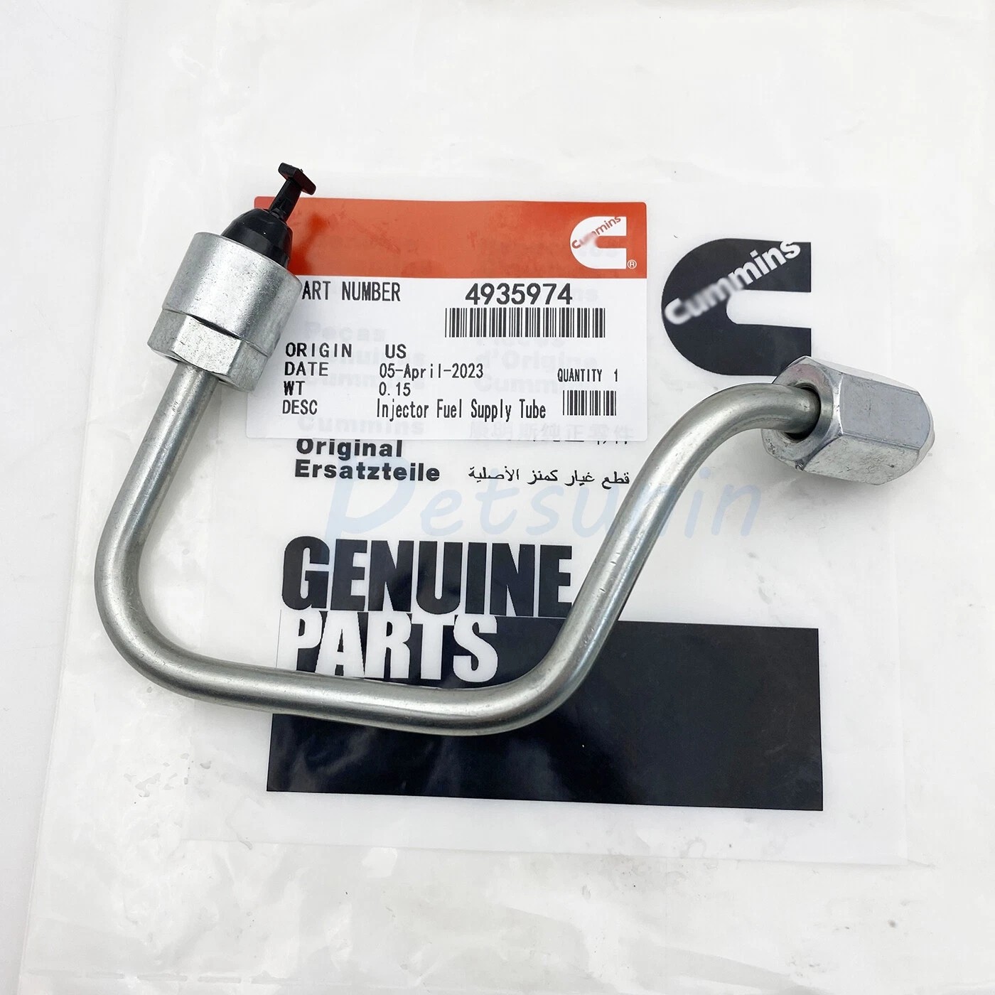 0445226044 Fuel Rail Fuel Line kit Cummins OE 4937282 For 2007.5-2012 RAM 6.7L