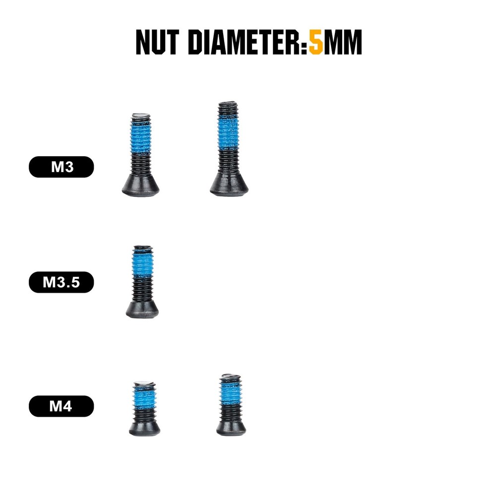 ohhunt Screw Set 68 Pcs for Red Dot Sight Optics and Mount Includes Blue