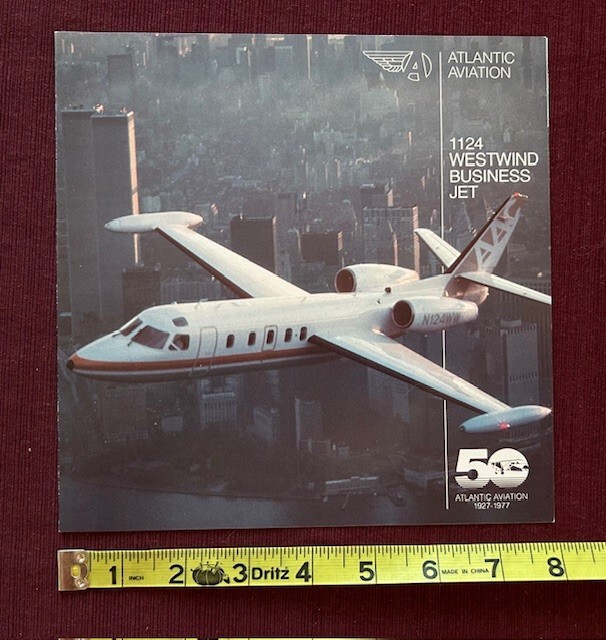 Atlantic Aviation 1124 Westwind 1977 Brochure