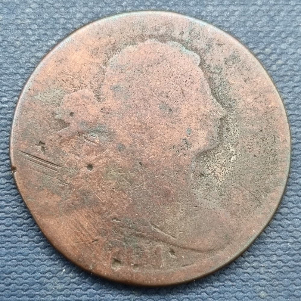 1801 Draped Bust Large Cent 1c Circulated Details #60460
