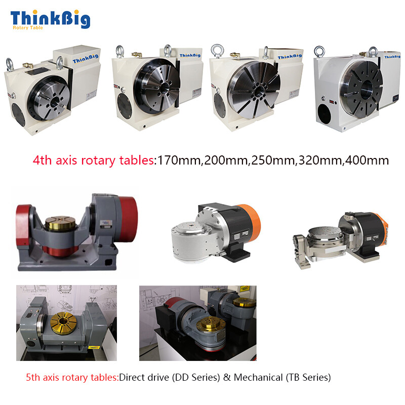 CNC Trunnion 4th 5th Axis High-precision Rotary Tables