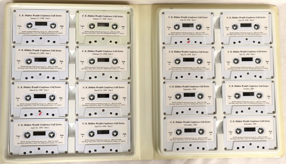 Jay Abraham's Live Mastermind Marketing London - 32 Cassette Program 1998