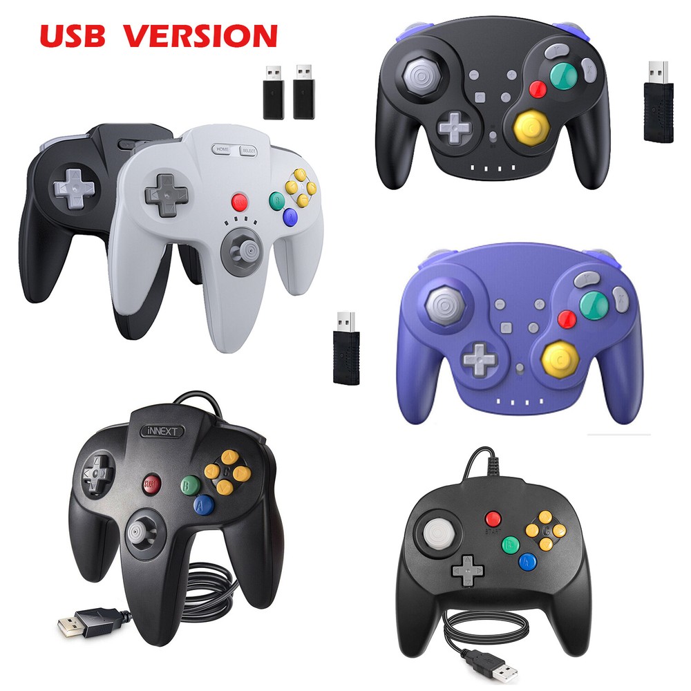 USB N64/Gamecube/SNES Controller Gamepad for PC MAC Window 7 8 10 Raspberry Pi
