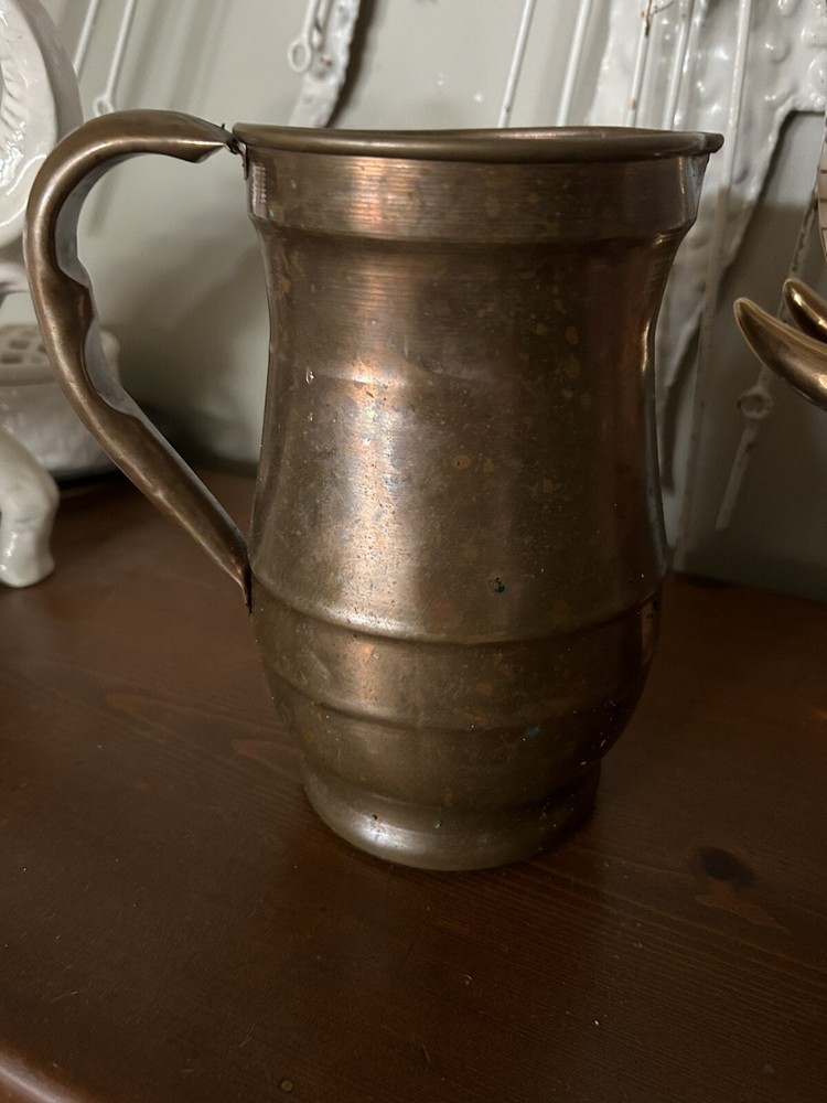 Electrified Pure Copper Pitcher