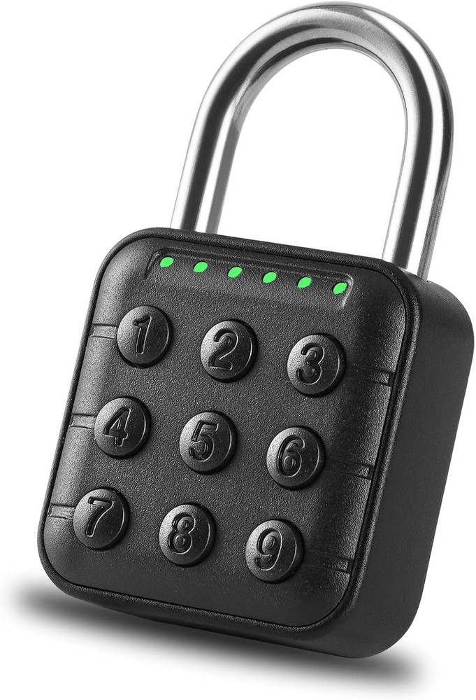 Combination Lock for Locker - 6-Digit Combo Lock Waterproof Smart Padlock