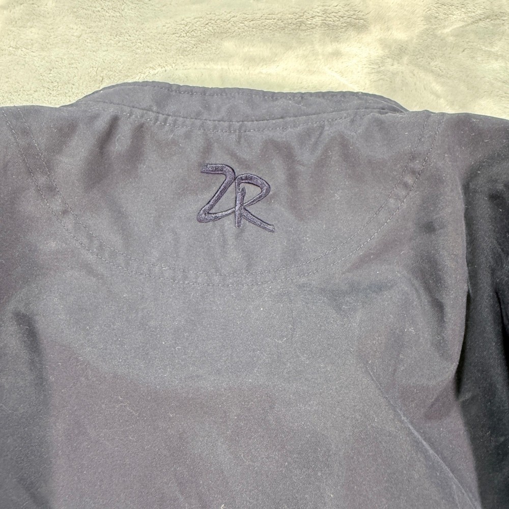Zero Restriction Mens XL Navy Blue Microfiber Golf Pullover Windshirt Jacket