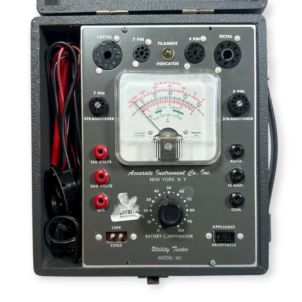 Accurate Instrument Co. Model 161 Utility Tester -Untested, Read