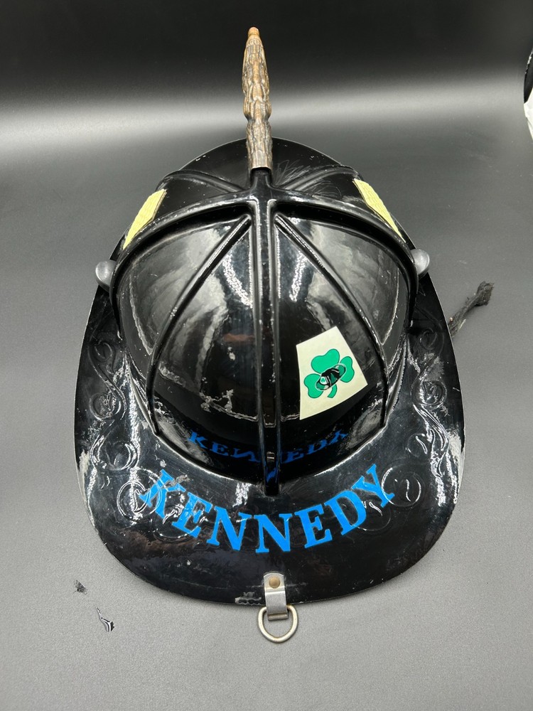 Firefighter Helmet Decorative Hard Hat – Brass Eagle – Vintage Style 2003