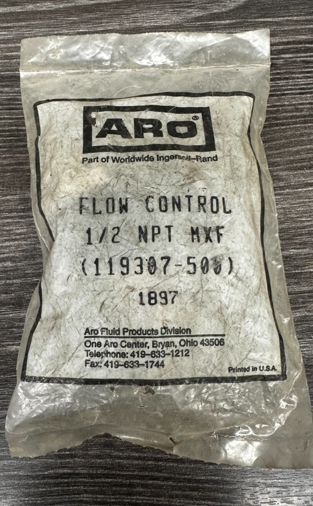 ARO, Flow Control, ​1/2 NPT MXF (119307-