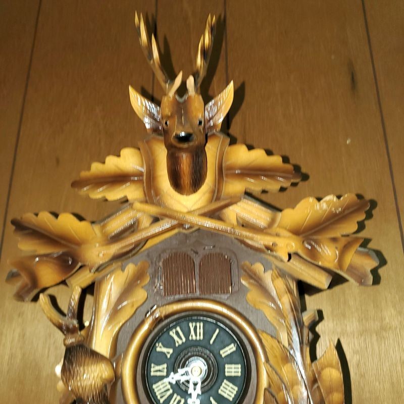 vintage hunter cuckoo clock