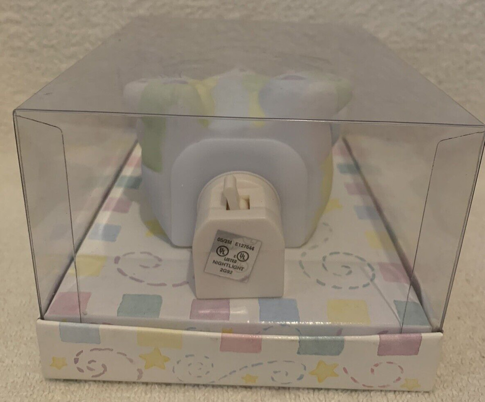 Lady Jayne Ltd TEDDY BEAR Ceramic Plug-In Night Light - NIB