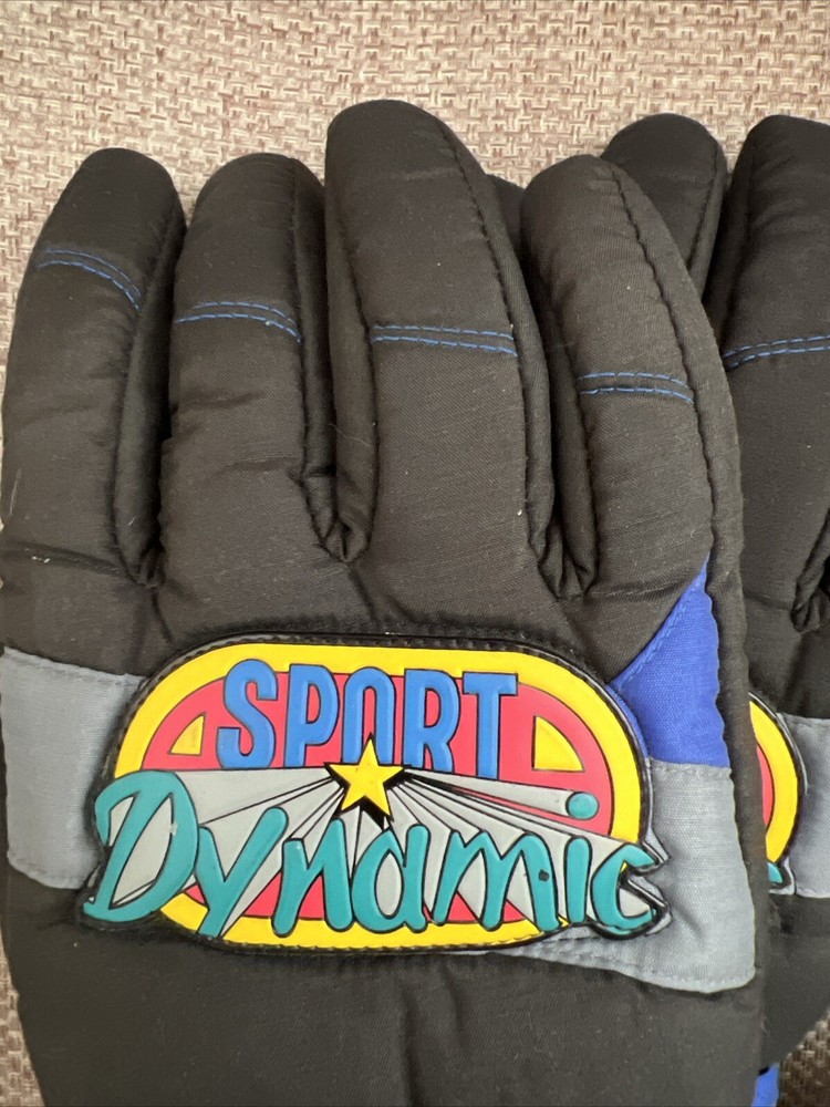 Vintage Medium Thinsulate Winter Gloves Adjustable Sport Dynamic