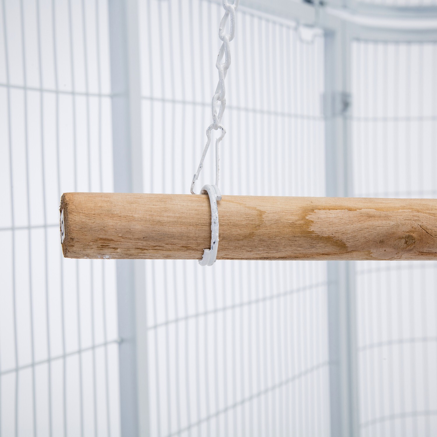 80" Large Walk In Iron Flight Bird Cage Parrot Macaw Finch Outdoor Aviary White