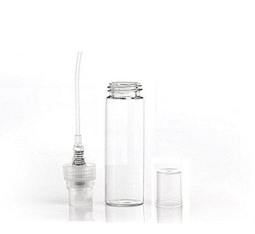 Elfenstal- 20pcs Empty 10ml Clear Fine Mist Atomizer Glass Bottle Spray