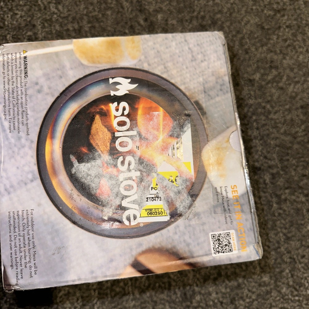 Solo Stove Mesa 5" Tabletop Firepit, Metal