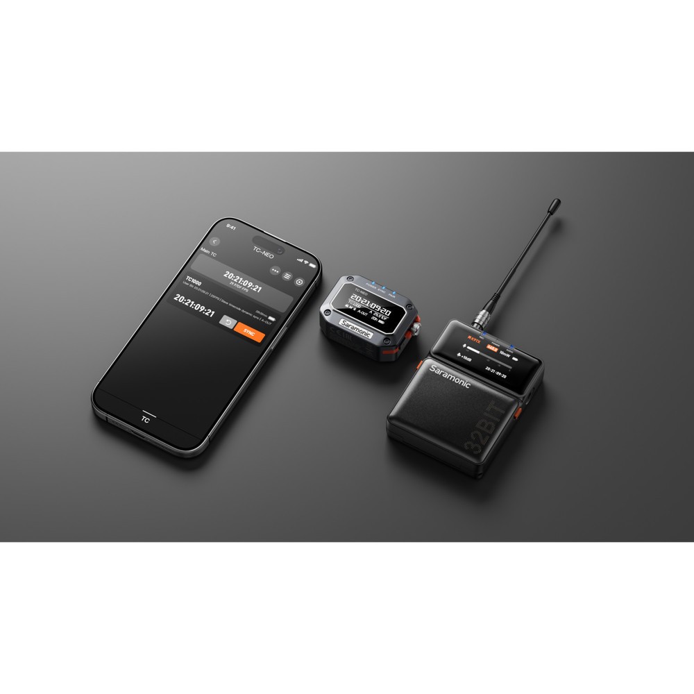 Saramonic TC-NEO Kit Wireless Timecode Box Generator Time Code Video Recording