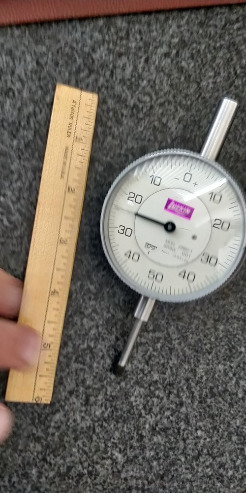 TESTED Dial Indicator: .001"- LUFKIN USA J38D-1 RANGE = 1"