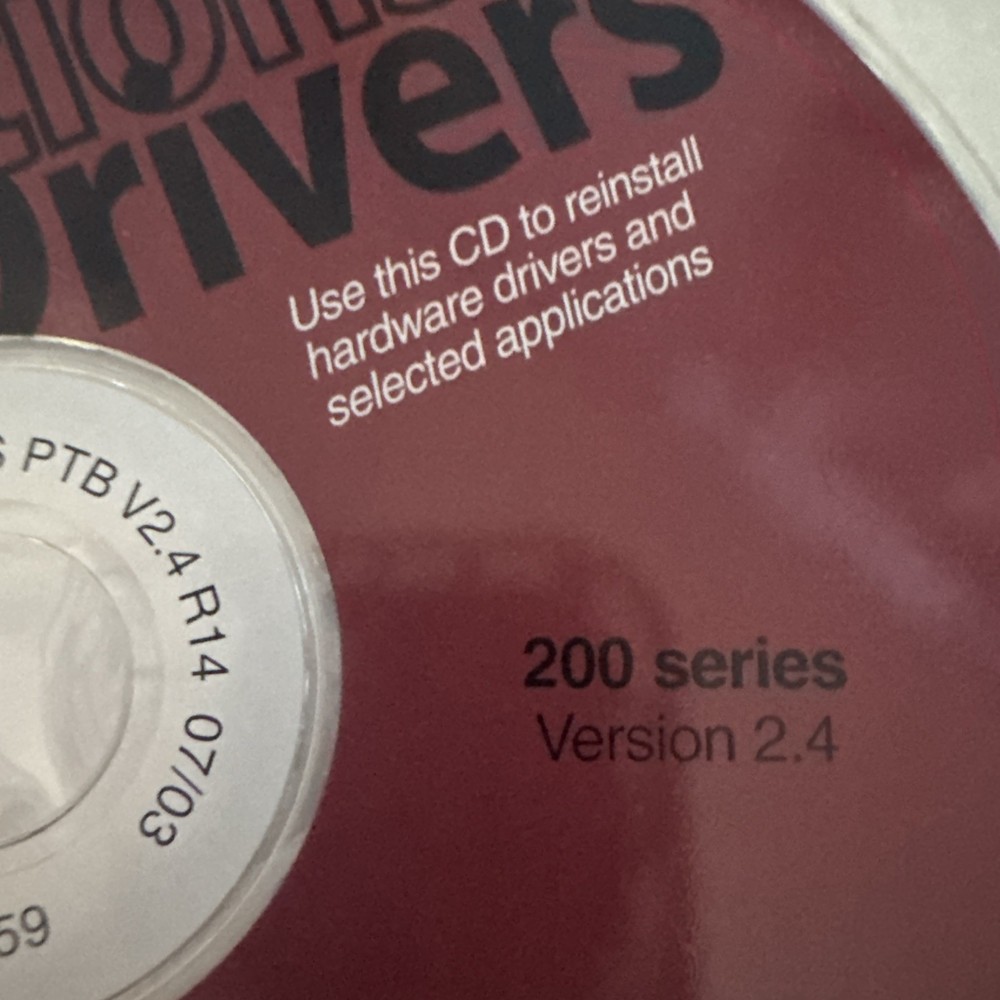 VTG Gateway Applications & Drivers 200 Series Version 2.4 CD ROM Software 2003