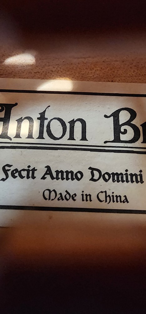 ANTON BRETON MODEL AB-05 4/4 VIOLIN WITH HARD SHELL CASE