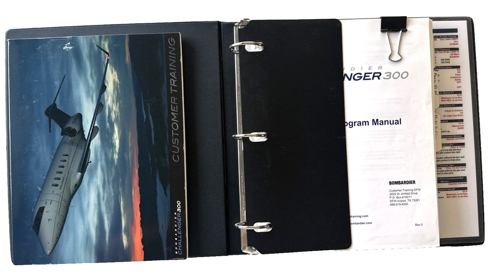 Bombardier Challenger 300 Training Program Manual