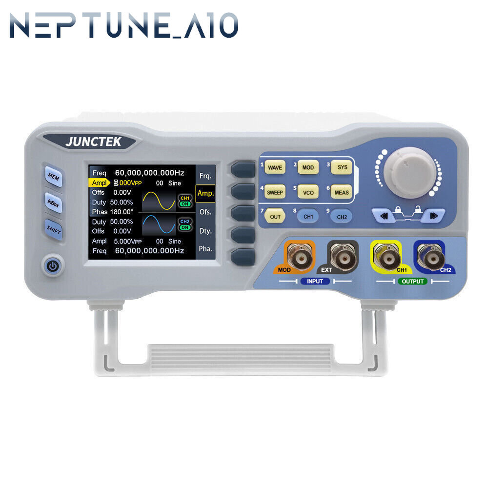 Peakelect JDS8000 Function Arbitrary Waveform Generator Dual Channel 60Mhz 80Mhz