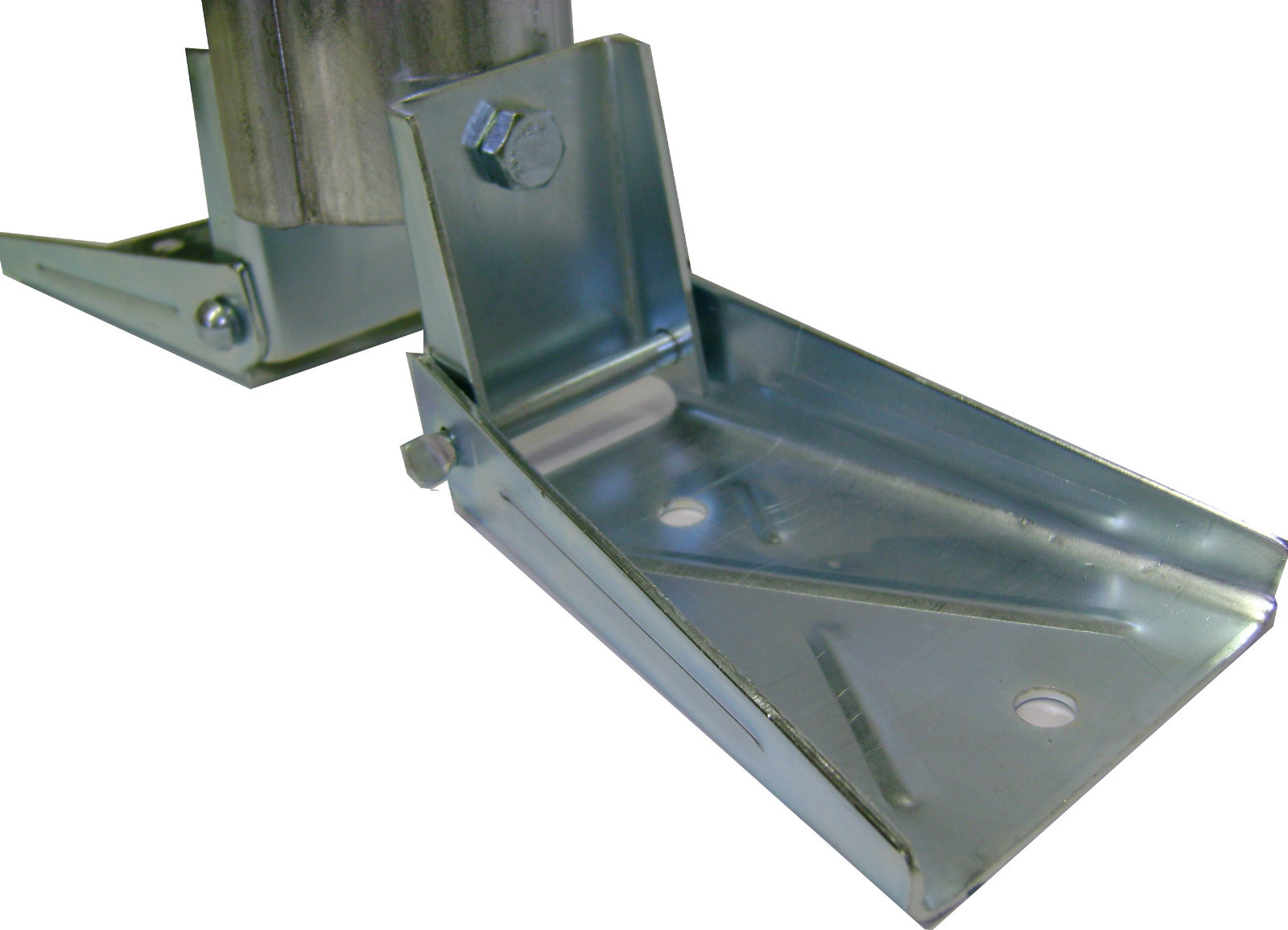 Heavy Duty Roof Mount for Masts up to 1-1/2" OD - EZ 19 Antenna Mast Peak Mount