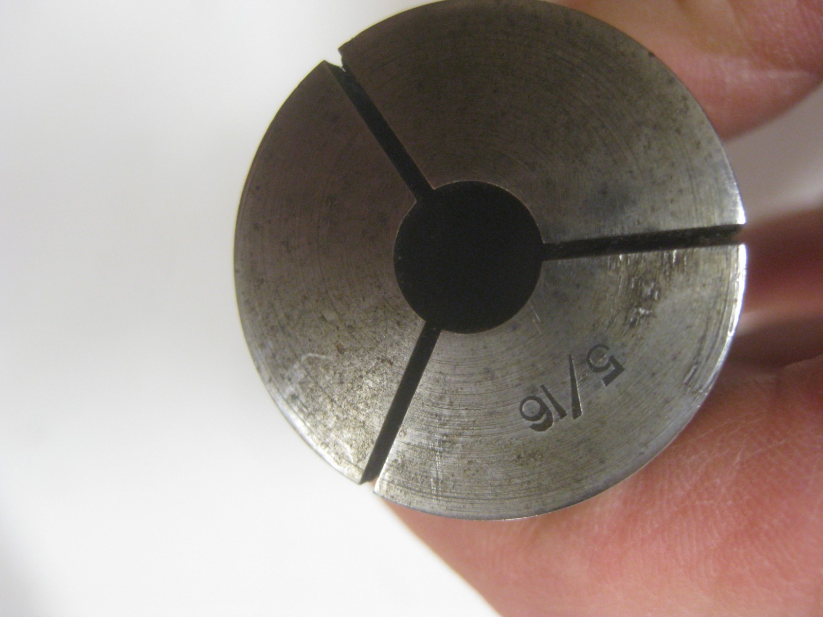 Set of 7 Van Norman Collets Different Sizes +extra