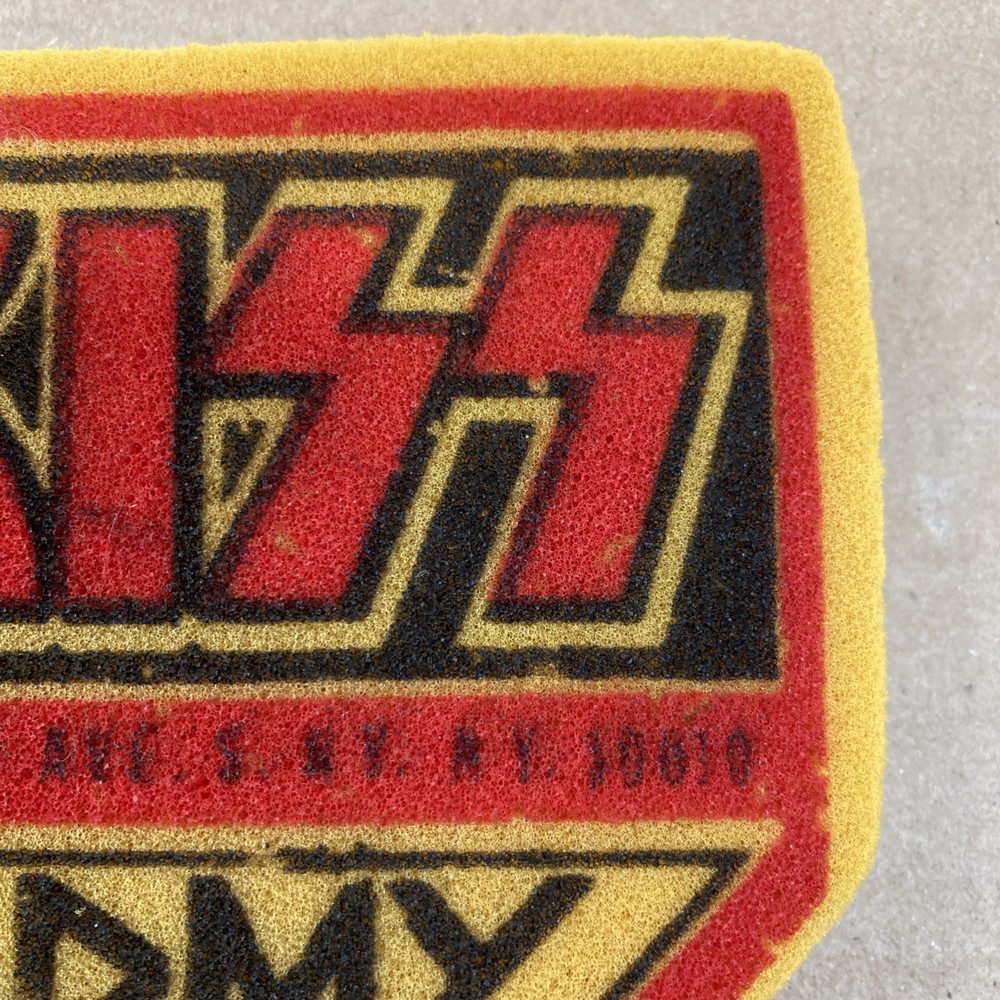 KISS ARMY 1979 Official Tour Sponge From The DYNASTY Tour -free Shipping