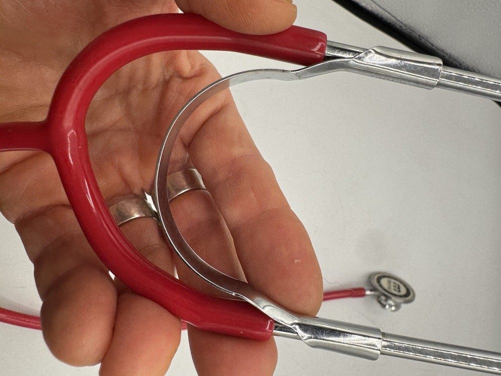 Marshall Medical Red Stethoscope Model Unknown 31” Long