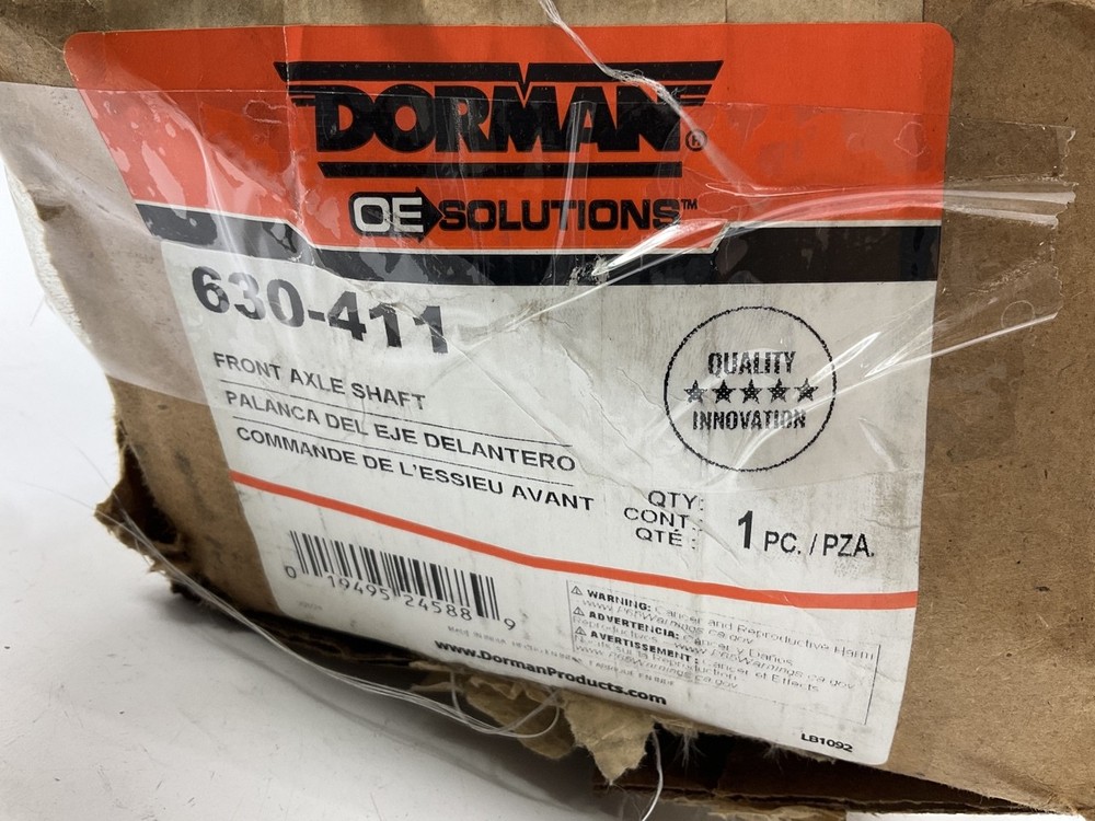 Dorman 630-411 Front Right Passenger Side Axle Shaft