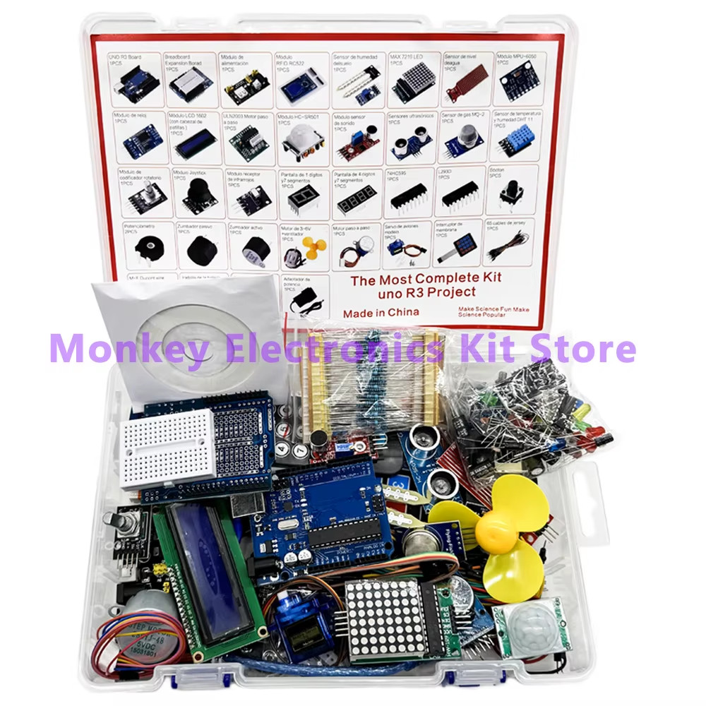 The Most Complete Learning Kit for Arduino Uno-R3 Board Programming Project DIY