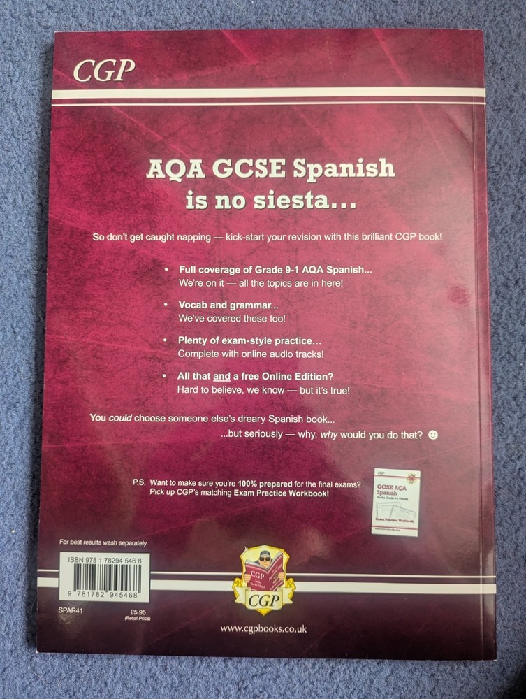 GCSE Spanish AQA: 9-1 Revision and Practice Guide