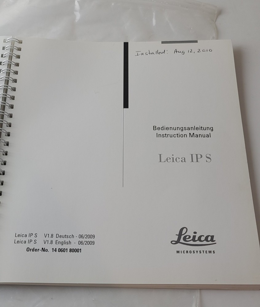 Leica IP S Manual And Software