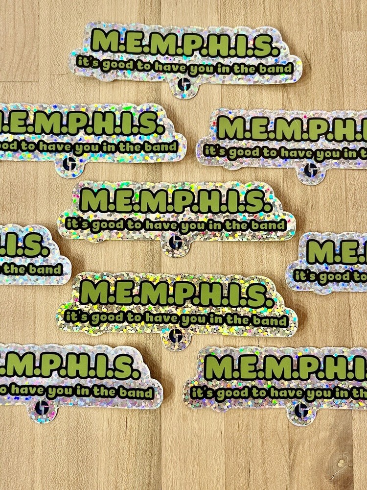 Disco Biscuits - MEMPHIS - 3" Vinyl, uv/water resistant