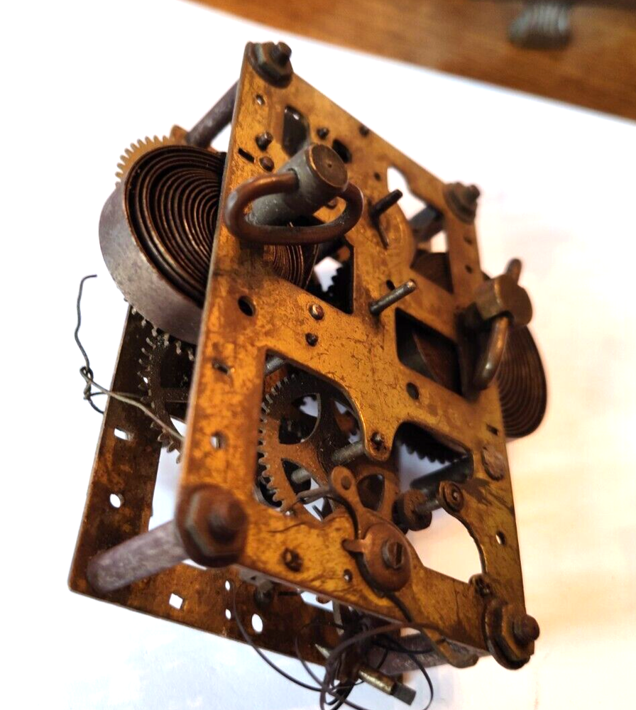 CLOCK MOVEMENT SEE ADD - COLLECTIBLE / ANTIQUE