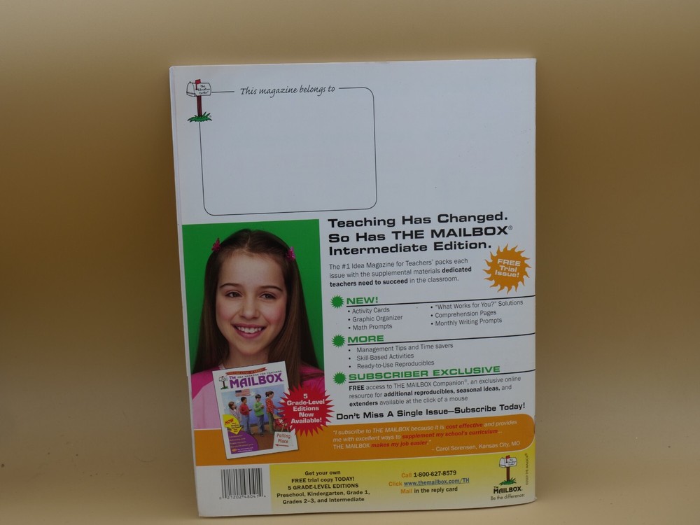 Classroom Skill Builders Intermediate by The Mailbox Teacher's Helper Vol 24 #1