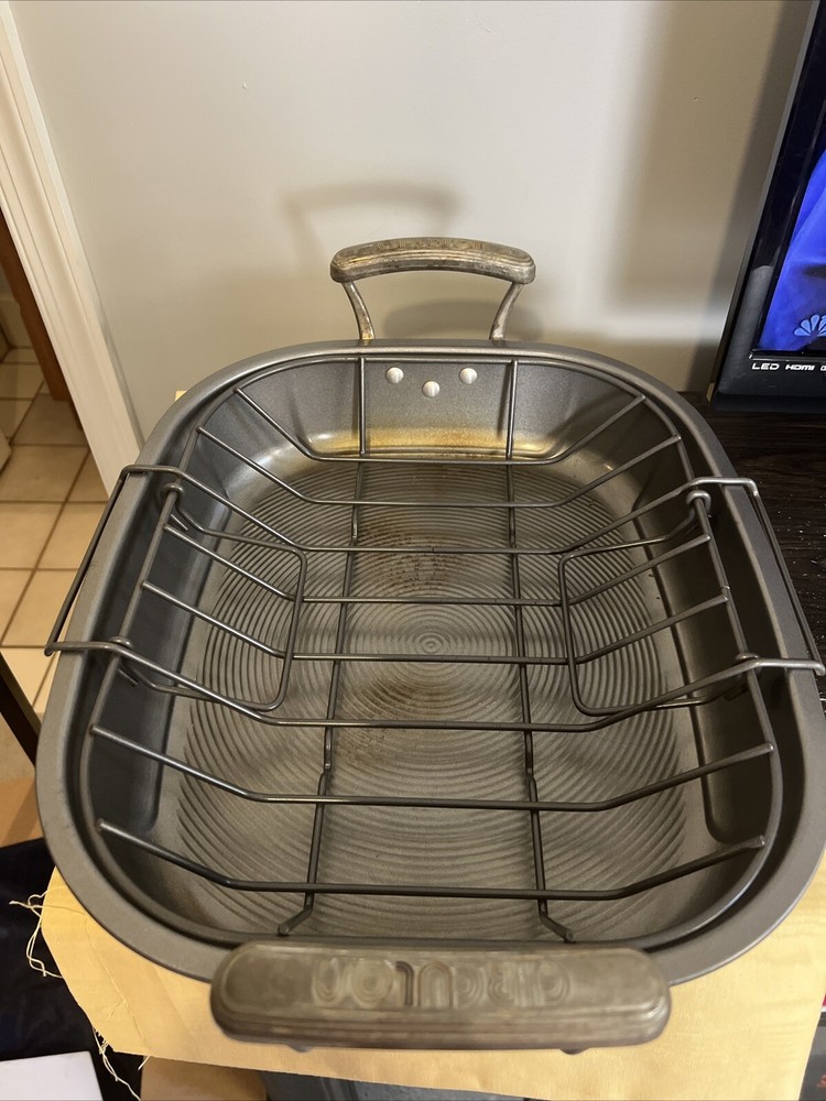 Circulon Nonstick Roaster And Rack Cookware Holiday Cooking Kitchen Pan
