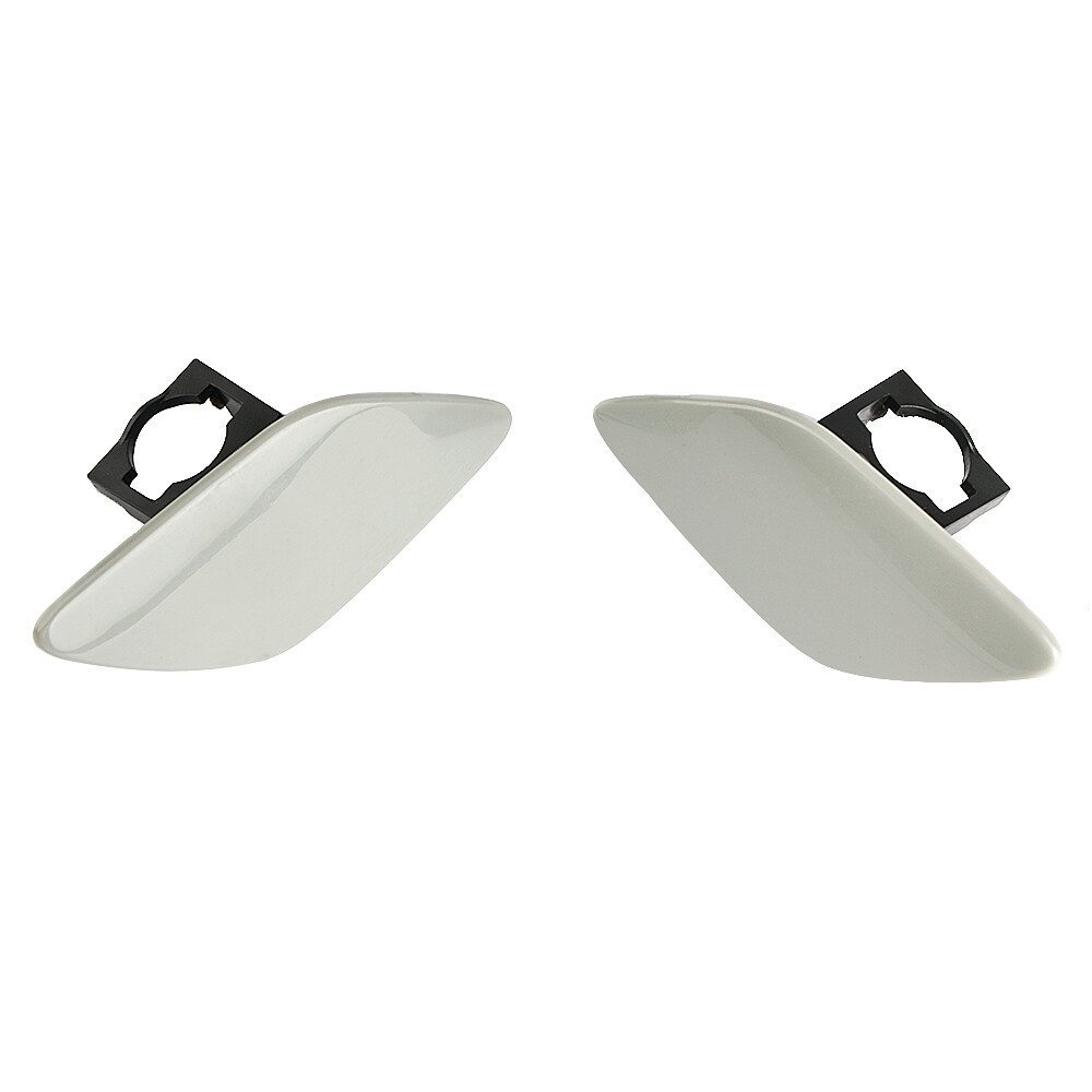 Pair Front Bumper Headlight Washer Cover Cap For BMW E92 Coupe E93 Convertible