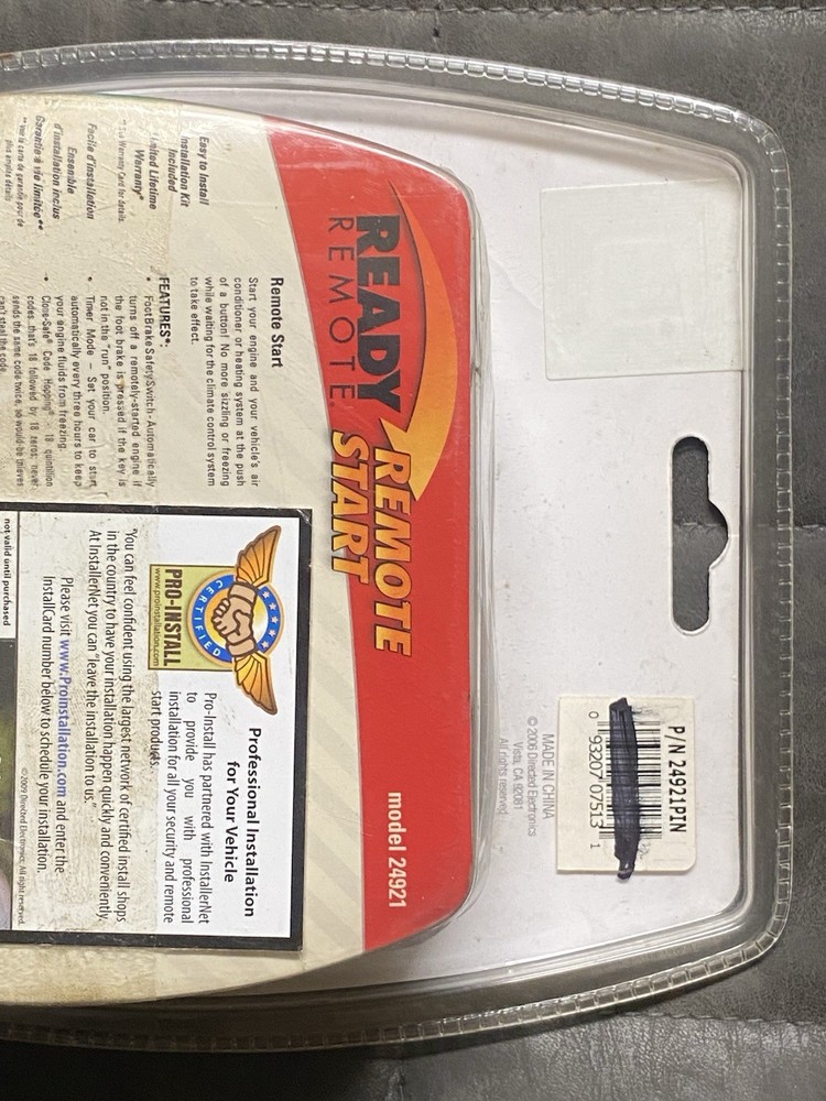 Ready Remote Start System (24921) - New