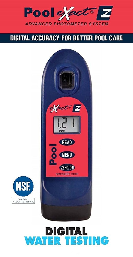 Pool EZ Photometer Starter Kit 10 Parameters Water Testing Digital Reader NSF