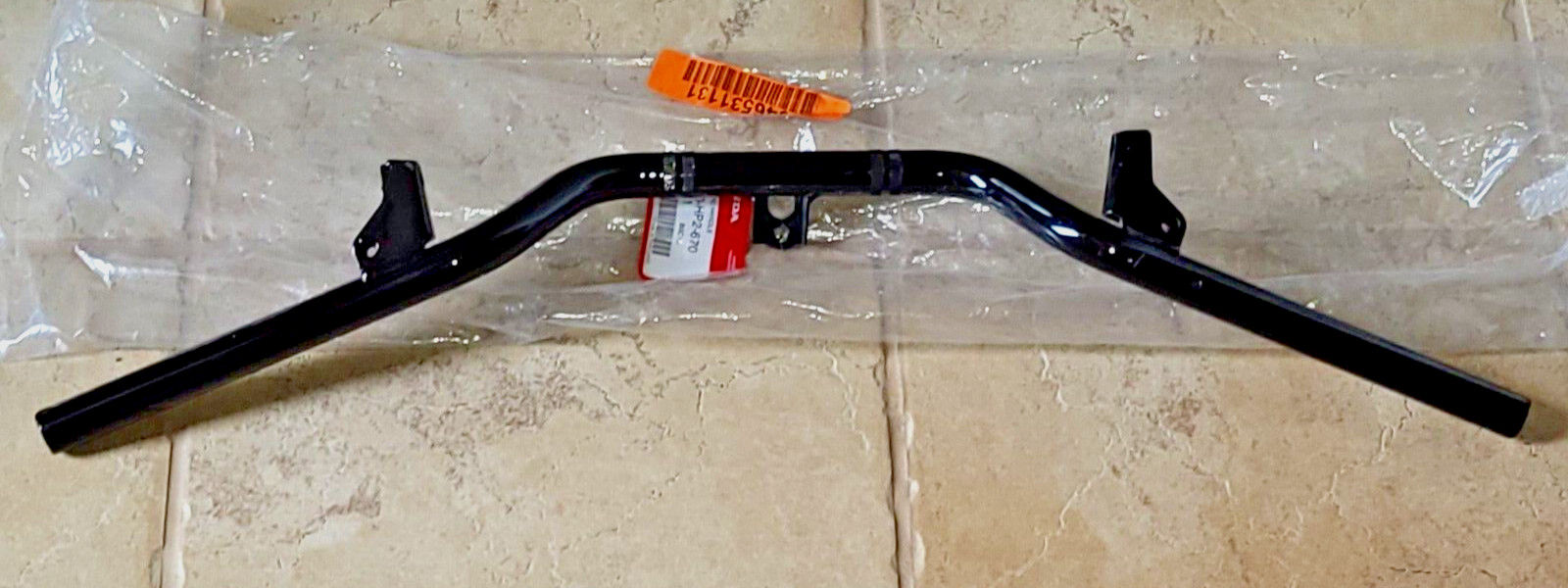 HONDA TRX90, TRX 90 OEM STEEL BLACK HANDLEBARS, BARS 1993-2025, 53100-HP2