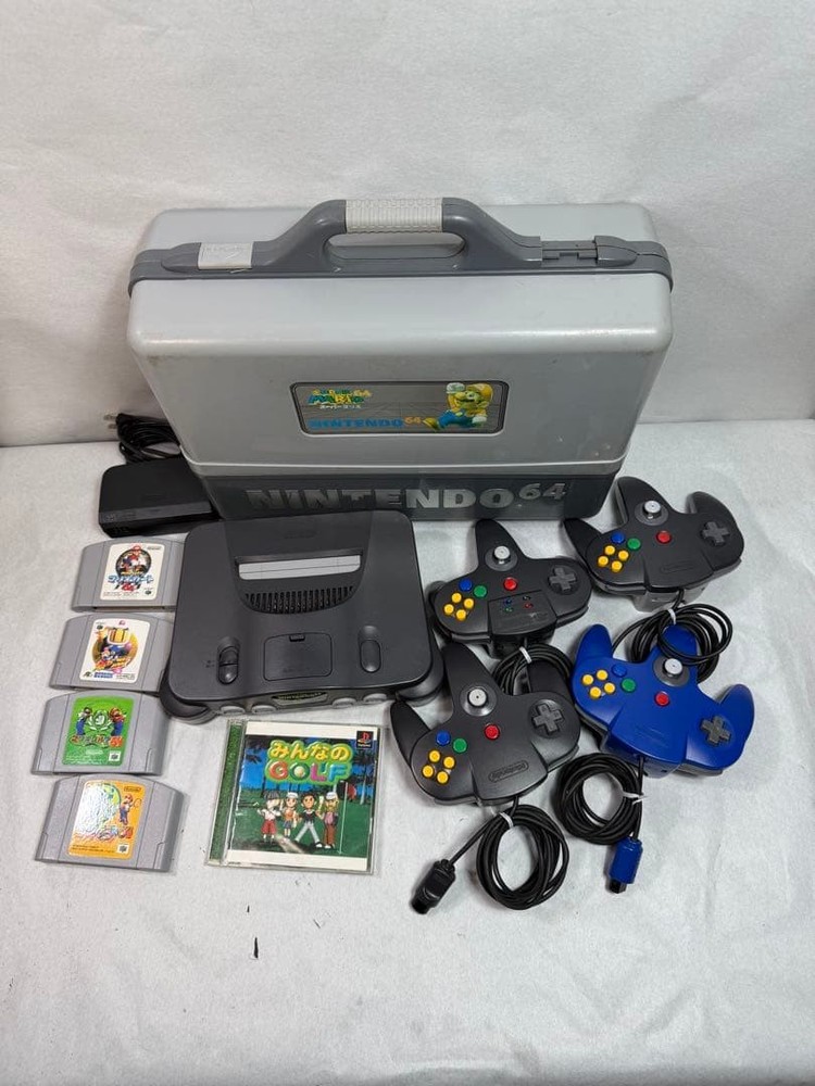 Nintendo 64 console & 5 software and other sets