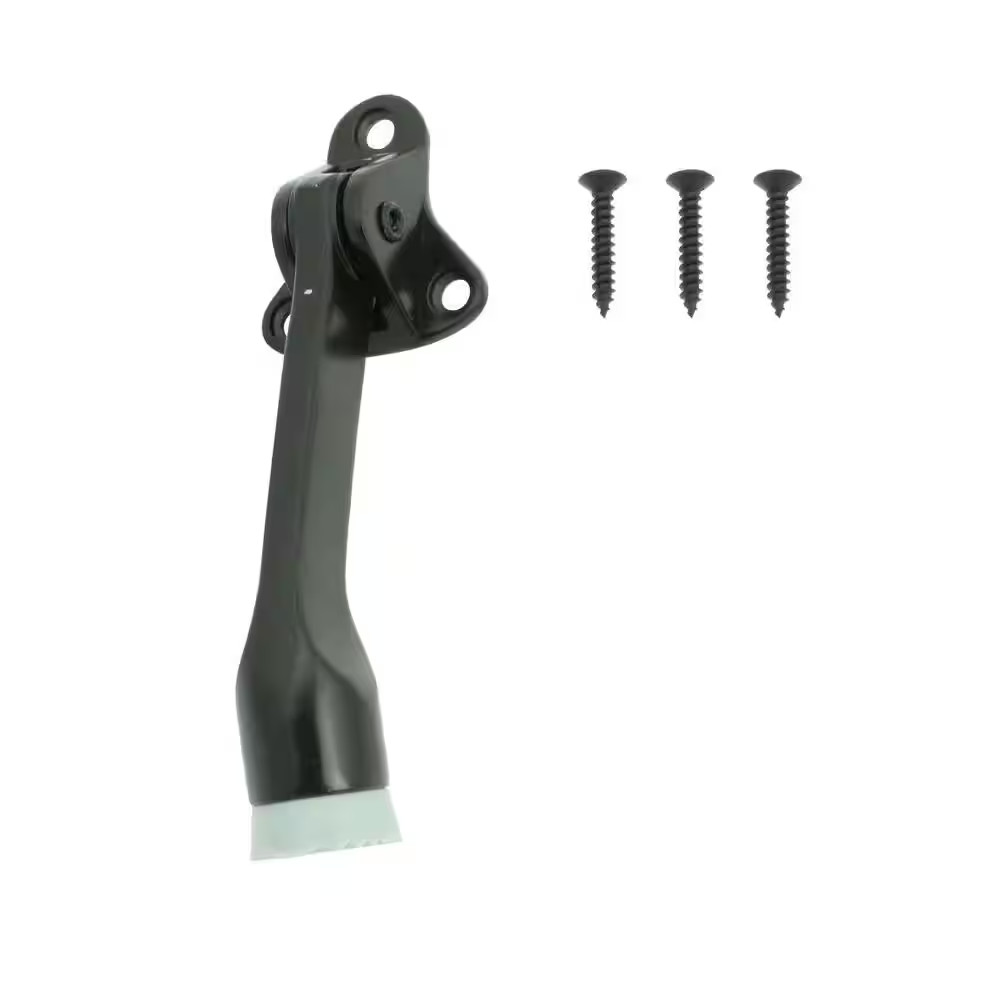 Matte Black Kick down Door Stop