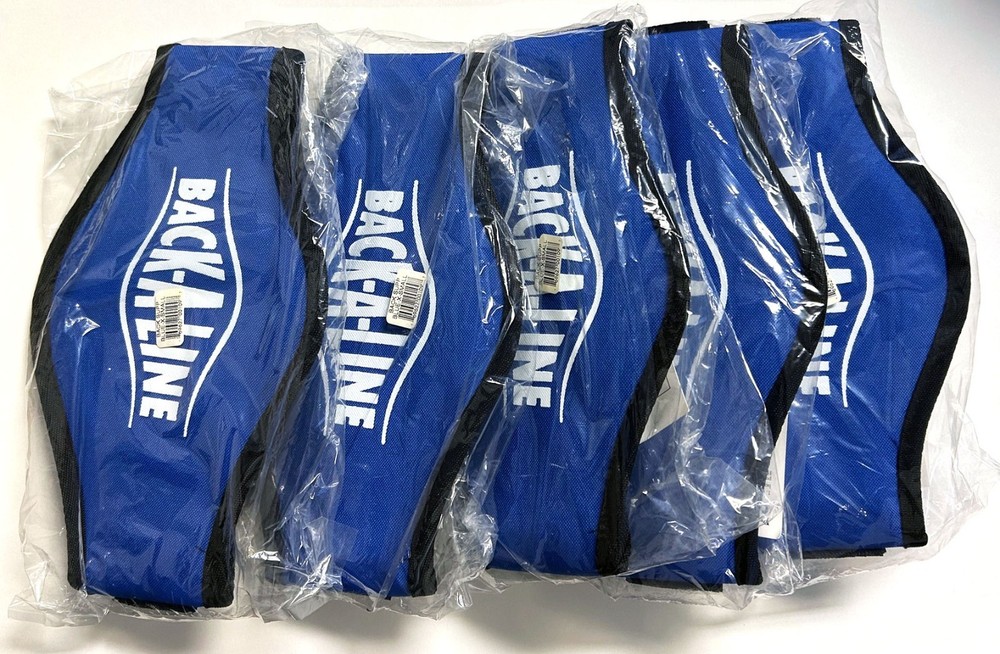 Back-A-Line Back Support Belt Royal Blue X-Small (23" - 27")