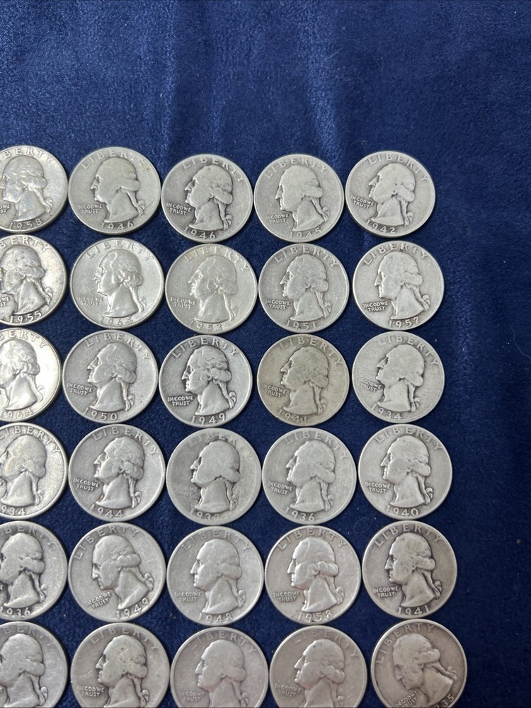 (75) WASHINGTON QUARTERS| 90% SILVER | LOT Z-252