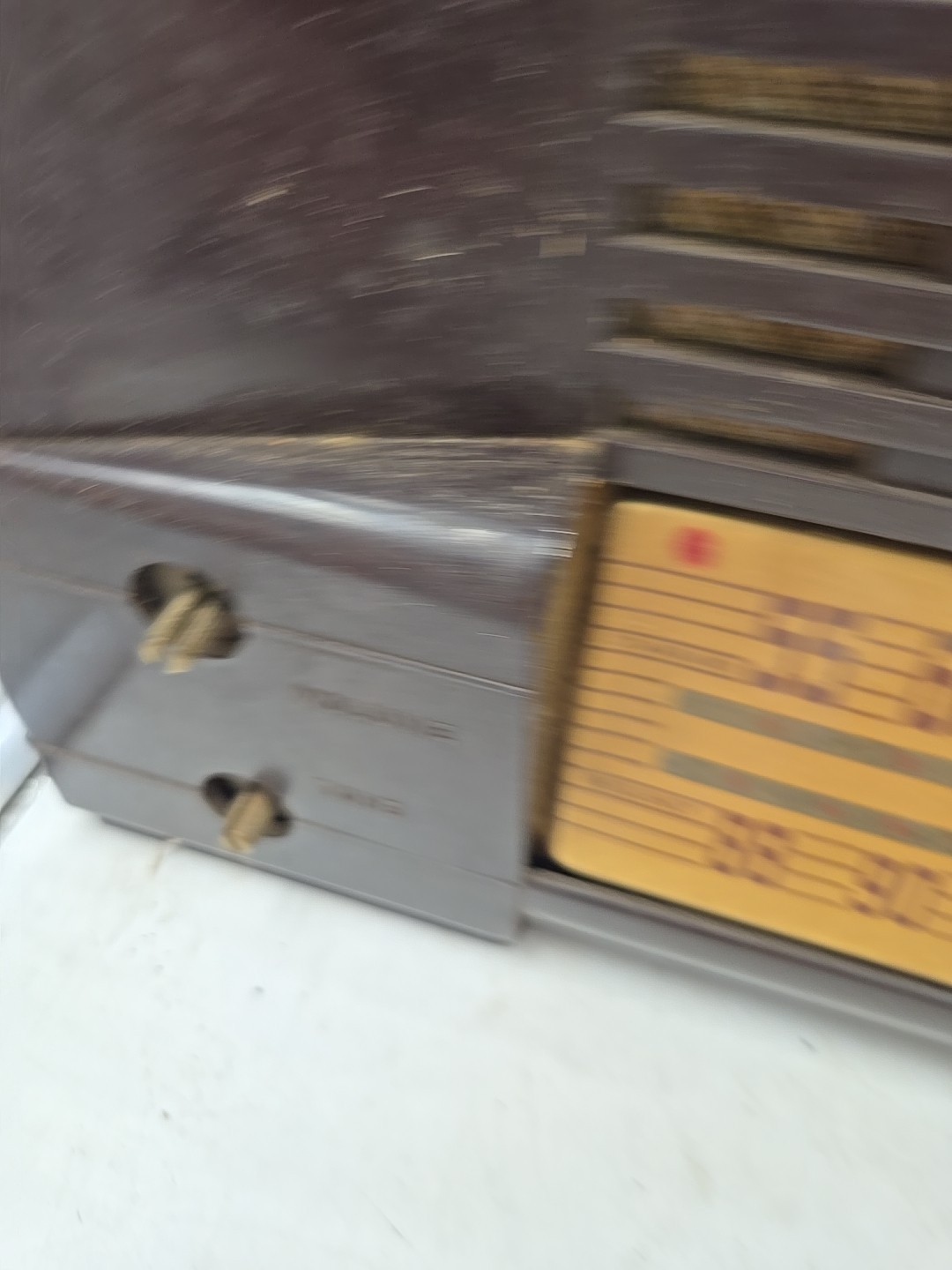 Vintage Emerson Fm Am Tube Radio Model 557 For Parts And Repair