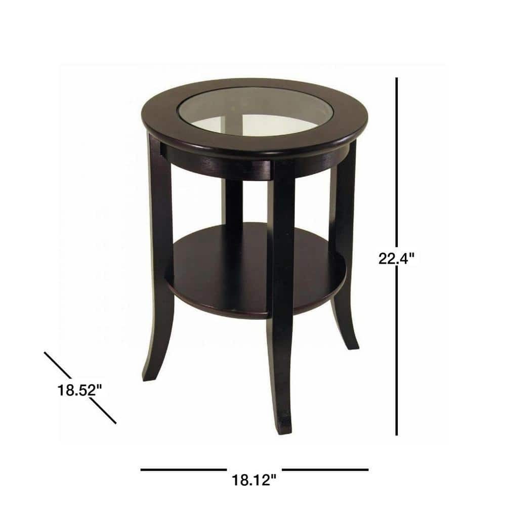 Genoa Espresso End Table