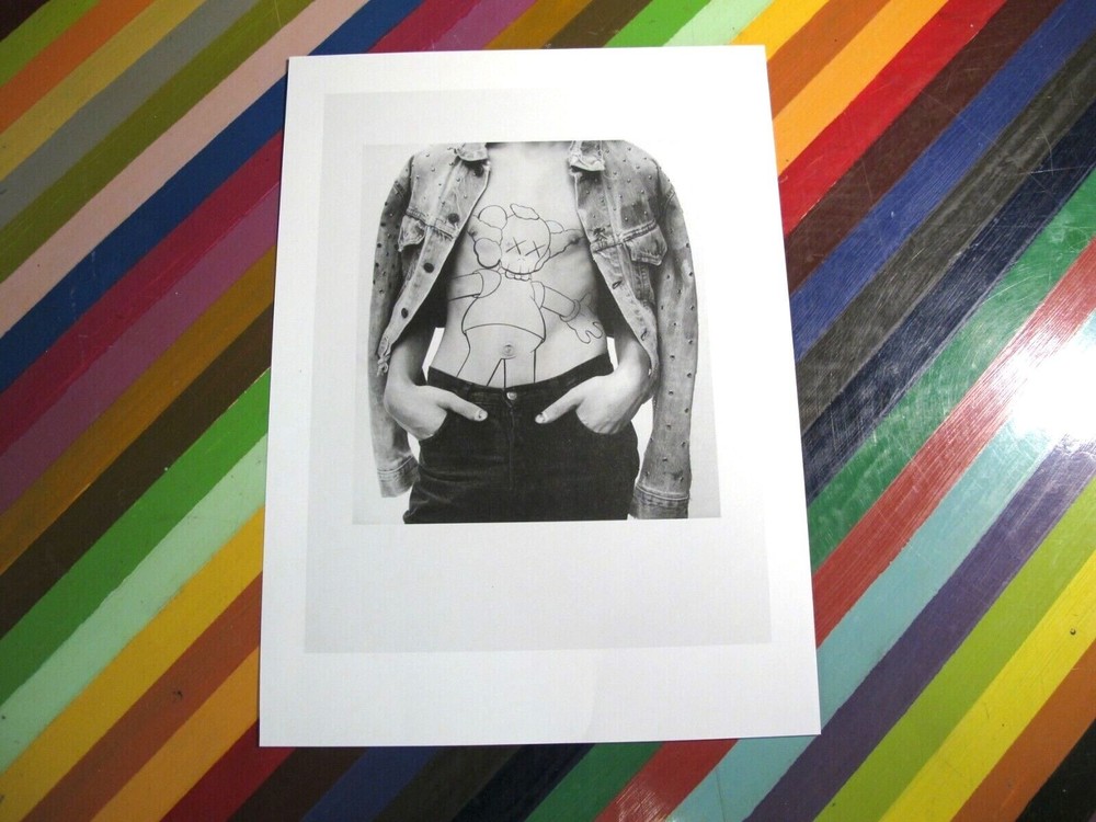 vtg KAWS art show - process transparency worksheet pre print 2 sided v1